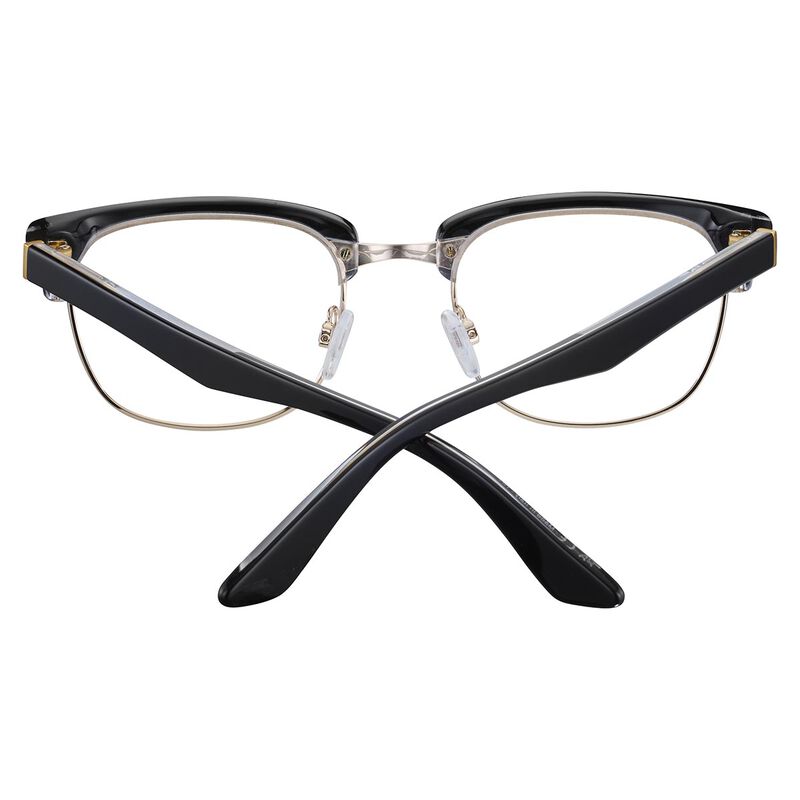 DENZEL OPTIC, Shiny Black Transparent Layer-Demo Lens, hi-res image number null